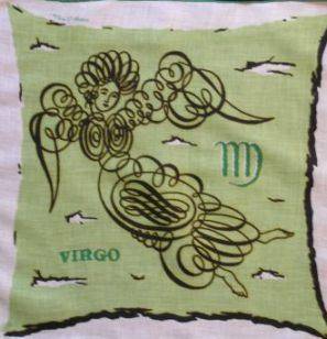 virgo vintage hankerchief