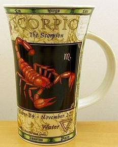 scorpio mug vintage