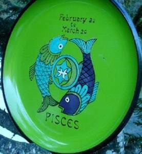 Pisces vintage plate