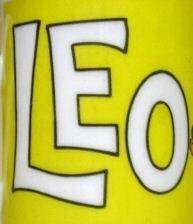 leo vintage yellow cup