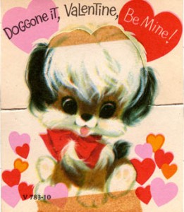 doggy valentine from the 70\'s