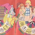 Vintage astrology paper dolls