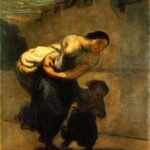 Honore Daumier The Laundress (The Burden)