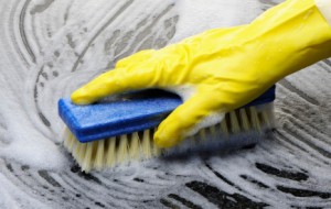 scrubbing