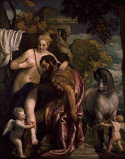 Mars and Venus United by Love, Paolo Veronese, 1528-1588, Oil on canvas