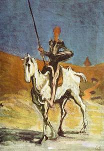 Don Quixote by Honore Daumier