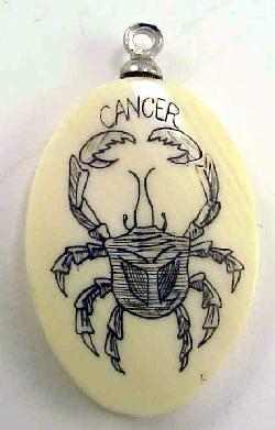 cancer crab for necklace vintage