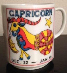 capricorn vintage mug