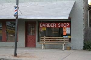 barber shop front