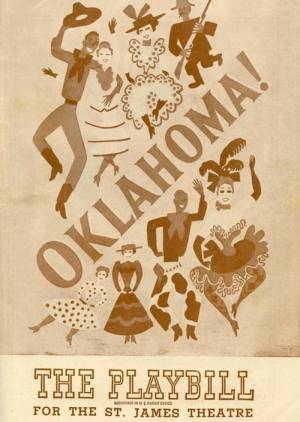 Vintage Oklahoma playbill