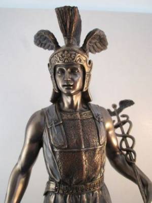 Mercury bronze god