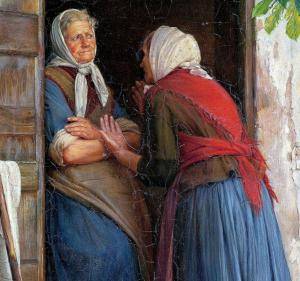 Carl Bloch Two Wives