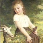 Capricorn goat painting